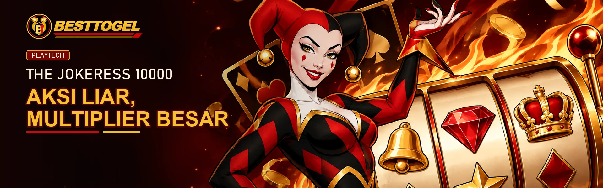 The Jokeress 10000 Playtech di BESTTOGEL