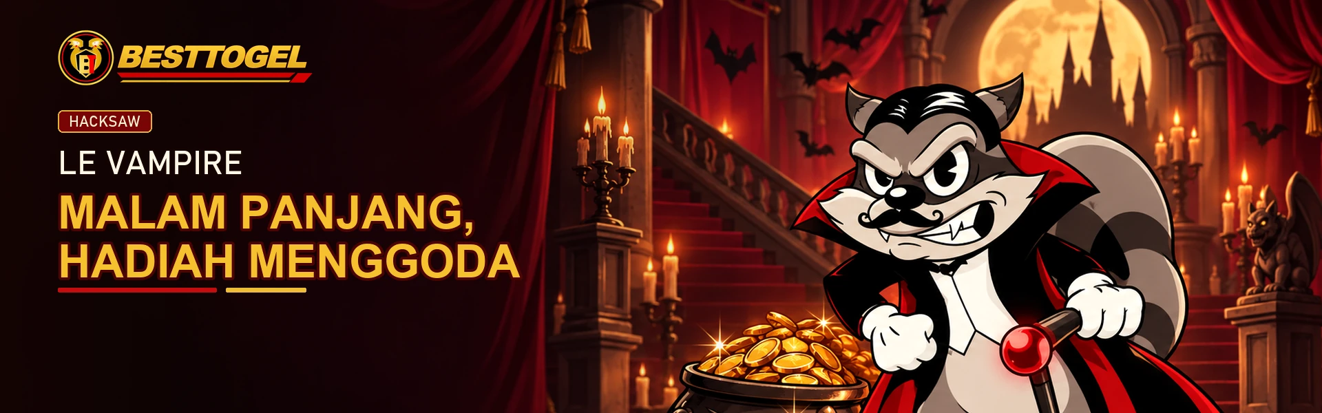 Le Vampire Hacksaw malam penuh hadiah di BESTTOGEL