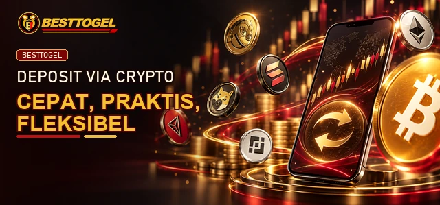 Deposit crypto cepat dan praktis di BESTTOGEL
